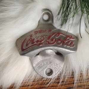 Coca-Cola Red and Silver Bottle Opener